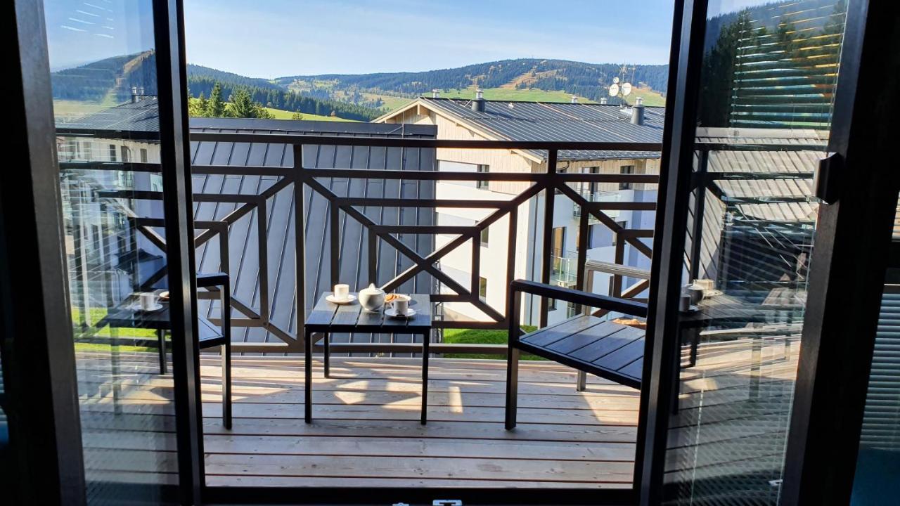 Ski Chalet Klinovec Loučná pod Klínovcem Dış mekan fotoğraf