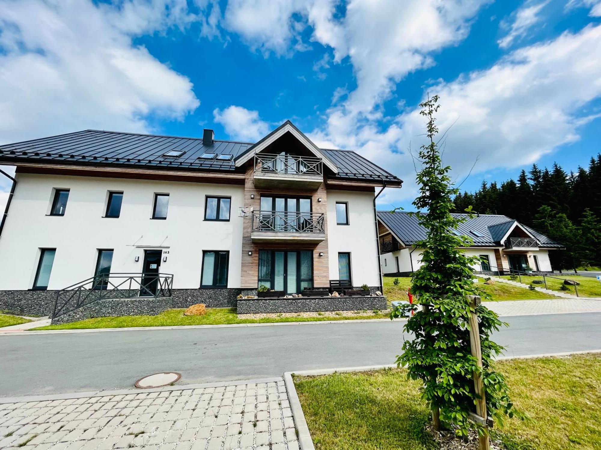 Ski Chalet Klinovec Loučná pod Klínovcem Dış mekan fotoğraf